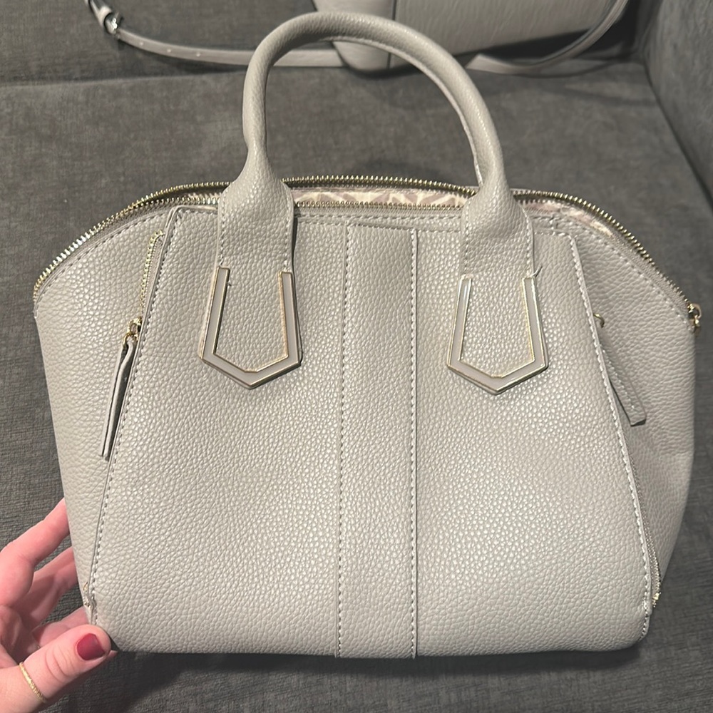 Madison west grey satchel